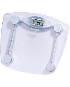 Taylor Precision Products 7506 Chrome & Glass Lithium Digital Scale